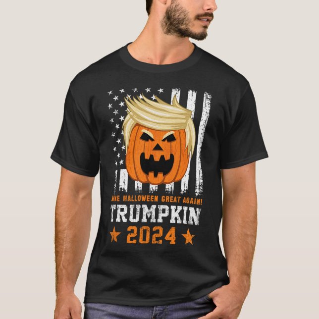 T-shirt Trumpkin 2024 Etats-Unis Rendre Halloween grand en (Devant)