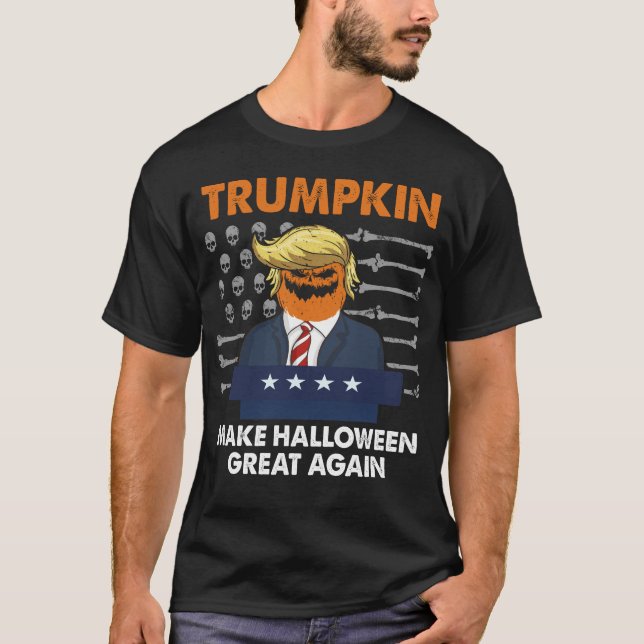 T-shirt Trumpkin rend l'Halloween encore plus drôle Trump (Devant)