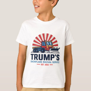 T-shirt Trump's Snowflake Removal Service Funny Donald Tru