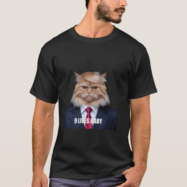T-shirt Trumpurr s 9 Vies à la gloire la domination ultime (Devant)