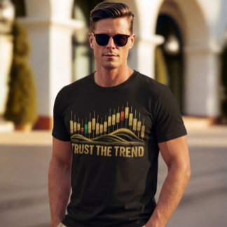 T-shirt Trust the Trend – Mindset Tee for Traders