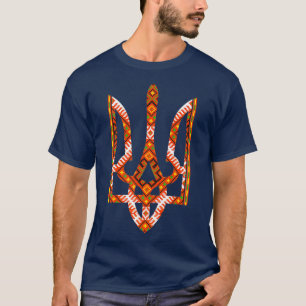 T-shirt Tryzub Broderie ukrainienne Premium