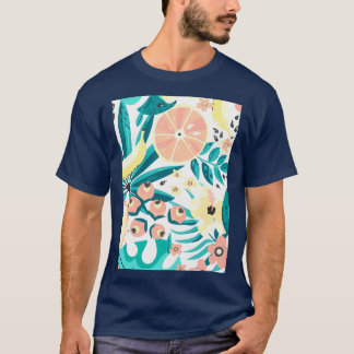 T-shirt TS classique Plante exotique tropicale Avocado