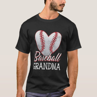 T-shirt T'S My Grandson Out Baseball He Grandmother Grandm