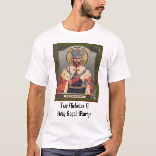 T-shirt Tsar Nicholas II, marché royal saint de Nicholas
