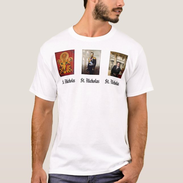 T-shirt Tsar Nicholas II, nick-photo2, grk-icon3-wmaste… (Devant)