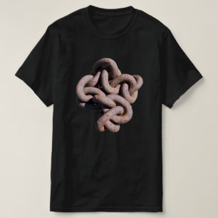 T-shirt T'Shirt avec un design de chaîne métallique