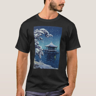 T-shirt Tsuchiya Koitsu - Neige sur l'Ukimido à Katada