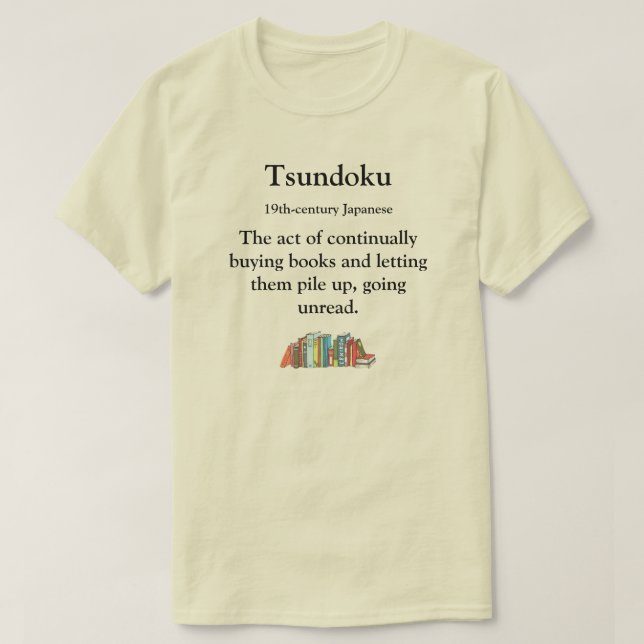 T-shirt Tsundoku (Design devant)