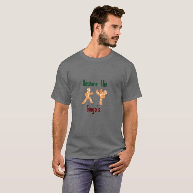 T-shirt Ttshirt des hommes de mauvais goût de Noël drôle (Devant entier)