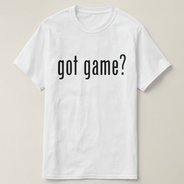 T-shirt tu as du jeu ? (Design devant)