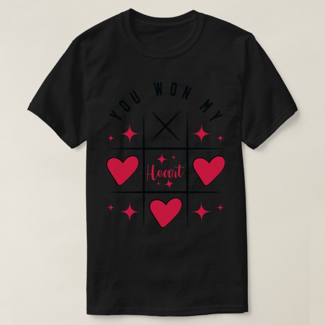 T-shirt Tu as gagné mon coeur (Design devant)