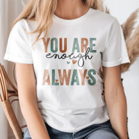 "Tu En Es Assez. Toujours" Lettres Retro Grunge