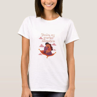 T-shirt Tu es ma plus grande aventure – Vol romantique