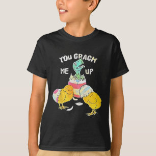 T-shirt Tu M'Aimeras Dino Egg Drôle Pâques
