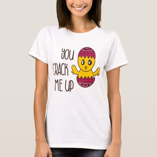 T-shirt Tu M'As Déchiré De Pâques Poussin Drôle Mignonne D (Devant)