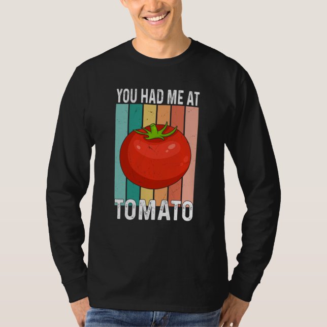 T-shirt Tu m'as eu à Tomate (Devant)
