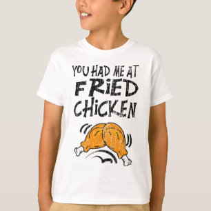 T-shirt Tu M'as Eu Au Poulet Frit Drôle D'amateur De Mange