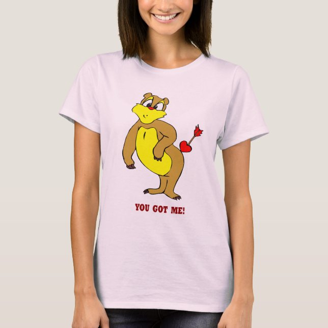 T-shirt Tu M'As La Chemise Valentine (Devant)