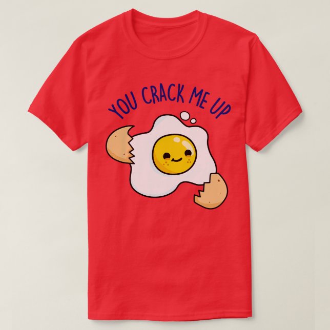 T-shirt Tu Me Cracques Un Petit Jeu D'Oeufs (Design devant)