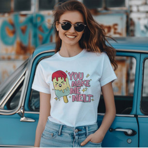 T-shirt Tu Me Fais Mélanger Mignonne Valentine
