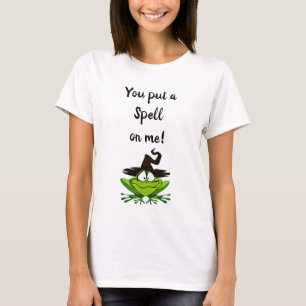 T-shirt Tu me mets un sort sur la grenouille dans le casqu