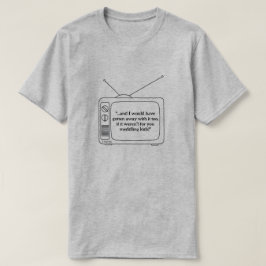 T-shirt Tu Médites Des Enfants - Une Chemise MisterP