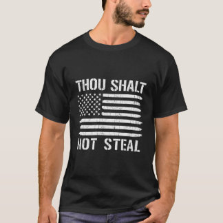 T-shirt Tu N'As Pas Volé Le Drapeau Américain De Baseball