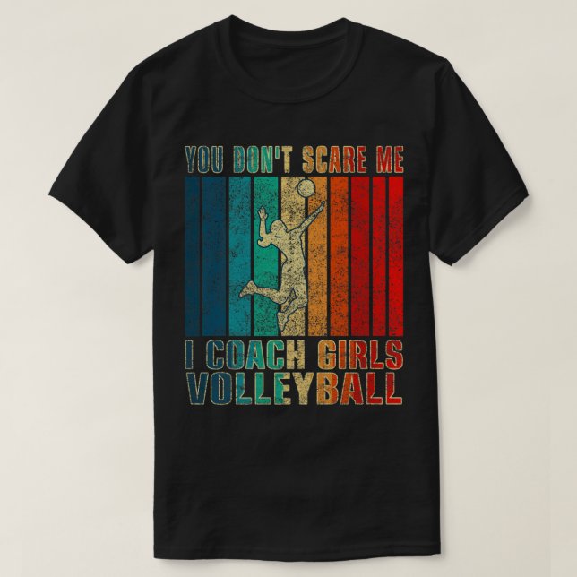 T-shirt Tu ne me fais pas peur J'Entraîne des filles Volle (Design devant)