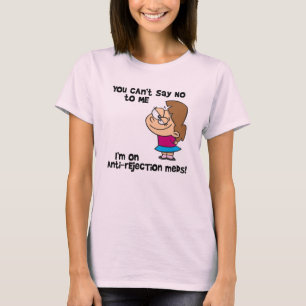 T-shirt Tu ne peux pas me dire non - avec la caricaturiste