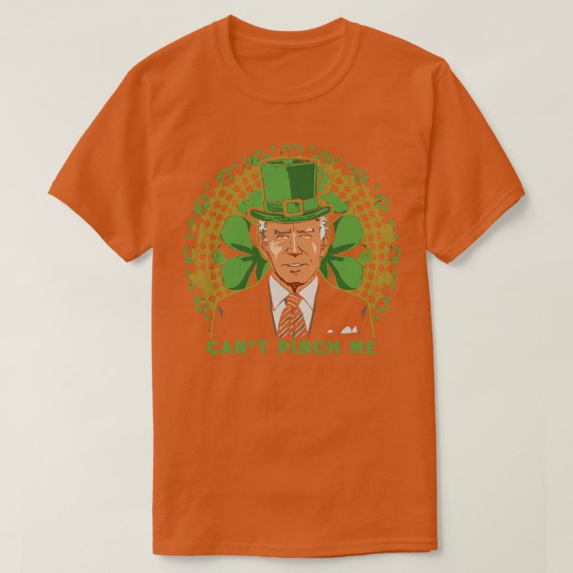 T-shirt Tu Ne Peux Pas Me Pinch Joe Biden (Design devant)