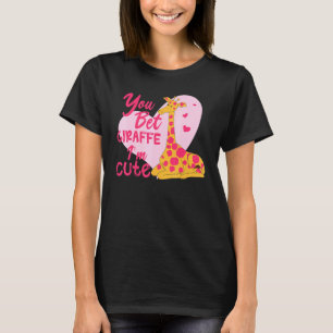 T-shirt Tu paries Giraffe Je suis mignon bébé