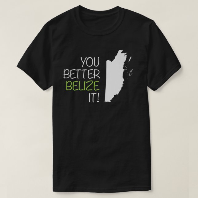 T-shirt Tu Veux Mieux Le Belize  (Design devant)