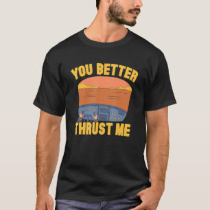 T-shirt Tu Veux Mieux Me Faire Peur Pilote Aviateur Aviate