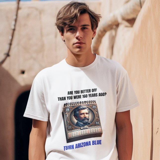 T-shirt Tu Veux Mieux Vivre Il Y A 160 Ans ? (Créateur téléchargé)