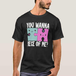 T-shirt Tu Veux Une Pièce De Moi Puzzle Couple
