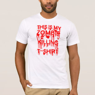 T-shirt tuant des zombies