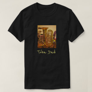 T-shirt Tuba dad slogan instrument de musique en laiton