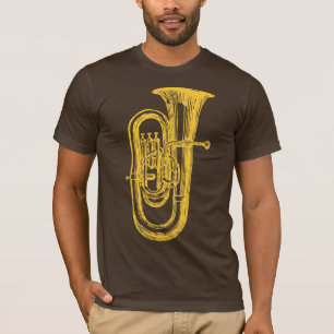 T-shirt Tuba en laiton