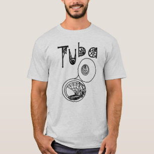 T-shirt Tuba Halloween Cobwebs