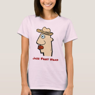 T-shirt Tuba Head Outback, Jazz Fest Head