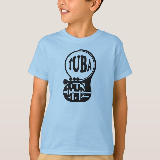 T-shirt TUBA, Joueur Tuba (Devant)