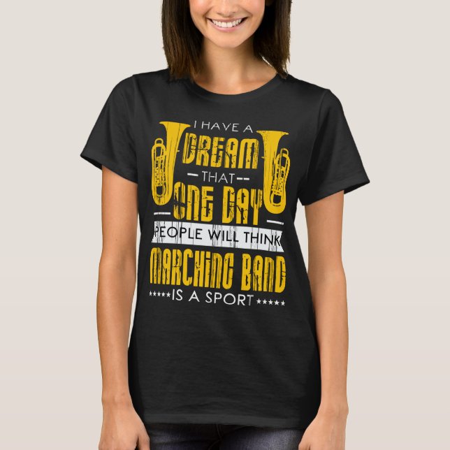 T-shirt Tuba Player Brass Music Instrument Tubist (Devant)