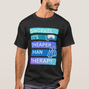 T-shirt Tubard en snorkeling c'est moins cher que la théra