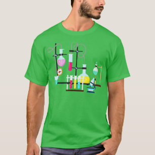 T-shirt Tube d'essai Chimie Laboratoire Science Drôle Cade