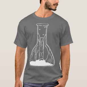 T-shirt Tube d'essai de cascade Science Lineart Premium
