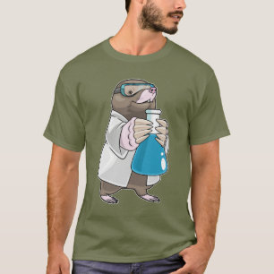 T-shirt Tube d'essai Mole Scientist