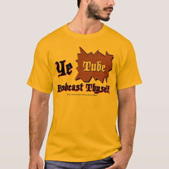 T-shirt Tube du YE (texte foncé) (Devant)
