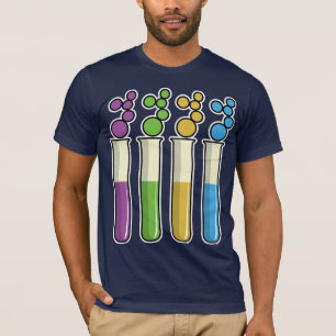 T-shirt Tubes d'essai scientifiques