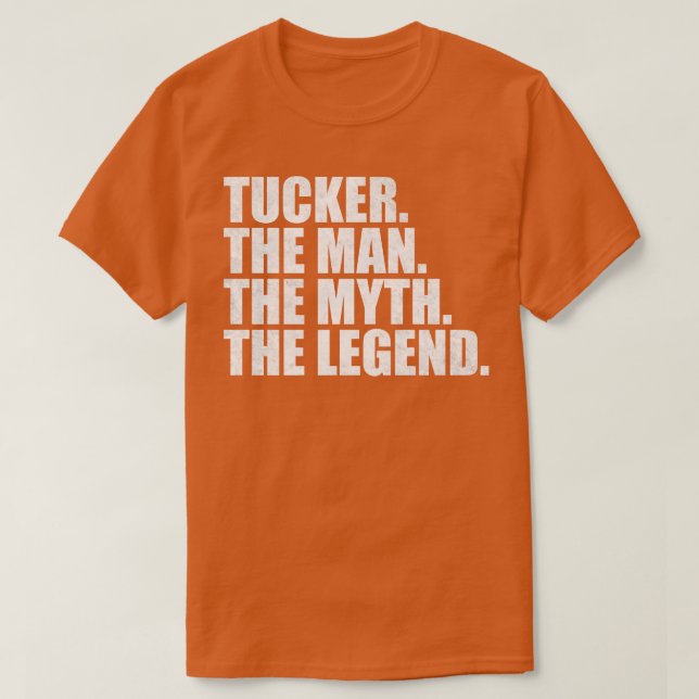 T-shirt TuckerTucker Nom Tucker prénom (Design devant)